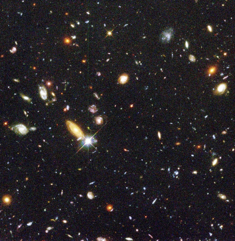 As galáxias que o Hubble fotografou a partir do campo profundo